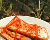 Foto langkah ke 4 dari resep Roti Telur Lipat Korea.