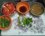 A picture of step 1 of Guddu(Egg) Pulusu.