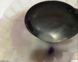 Foto langkah ke 2 dari resep Puding Lapis Ubi Ungu, tips mengukur kapasitas cetakan.
