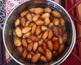 A picture of step 1 of Badam khoya dry fruit roll.