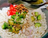 A picture of step 3 of Green Crunch Chana Puff Salad — Quick, Tangy & Super Crunchy !.