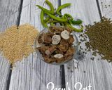 A picture of step 5 of Sun dried Moong Badi with Amaranthus Greens.