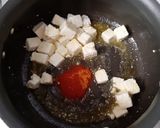 A picture of step 5 of Shahi paneer.