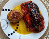 Foto del paso 8 de la receta: Pimientos rojos rellenos de carne y verduritas
