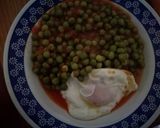 Foto del paso 3 de la receta: Guisantes con huevo
