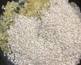 Domowe risotto z groszkiem krok przepisu 1 zdjęcie