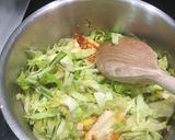 A picture of step 3 of Shredded Cabbage and Halloumi Open Sandwich.