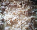 義大利雞肉野蕈燉飯的食譜步驟9照片