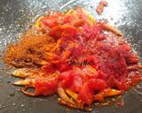 A picture of step 3 of Pavbhaji Pulao.
