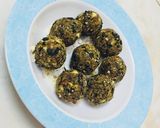 நெய் முருங்கைக்கீரை தேங்காய் லட்டு (nei murungai thengai laddu recipe in tamil) ரெசிபி ஸ்டேப் 7 புகைப்படம்