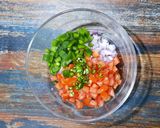 A picture of step 3 of Ground Rice Vegetable Uttapam.