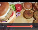A picture of step 9 of Crispy Veg Tikki Burger Recipe/VegTikki Cheese Burger.
