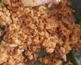 Foto langkah ke 10 dari resep Nasi Bakar Ati Ampela Jamur Pedas Mantap Anti Gagal.