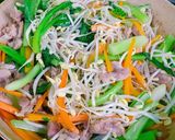 Hình bước làm 1 của món Bún xào