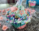 Foto del paso 6 de la receta: Cupcakes de Vainilla tema de Sirenas