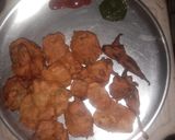 A picture of step 4 of Besan Aloo pakora.