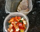 Foto del paso 1 de la receta Hélices de lentejas con salsa jardinera