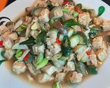 Foto langkah ke 6 dari resep 💕OSENG TERONG LALAB CAMPUR PETE, TEMPE, TERI.😁😁.