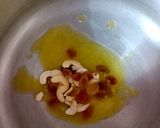 A picture of step 2 of Kodo millet custard pudding.
