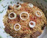 Foto langkah ke 4 dari resep Nasi Briyani Daging Kambing.