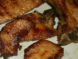 Mangú de plátano con chuleta y cebolla