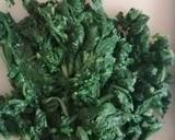 Stir fried pumpkin with spinach and coconut recipe step 3 photo