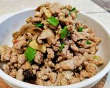 雙椒味噌香菇肉燥的食譜步驟5照片