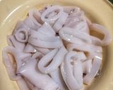 Gambar langkah 1 resipi Kerabu sotong.
