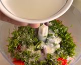 A picture of step 4 of Strawberry Salsa.