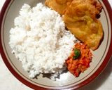 Foto langkah ke 4 dari resep Telur Dadar Crispy Sambal Pedas.