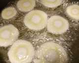 A picture of step 2 of Parsnip crisps with sea salt and thyme.