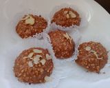 صورة لخطوة 4 من وصفة حلوى البنيون بدون طهي Gâteau Bniwen sans cuisson