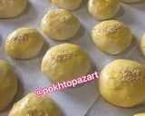 عکس مرحله 1 از دستور نان پنبه ای مغز دار