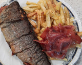 Foto del paso 7 de la receta: Truchas asalmonadas rellenas de jamón