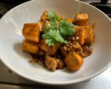รูปขั้นตอนการทำที่ 3 ของ เต้าหู้หมูสับผัดซอสหวาน