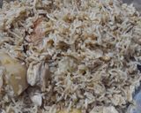 A picture of step 5 of Chicken pulao.
