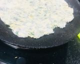A picture of step 3 of Methi parantha.