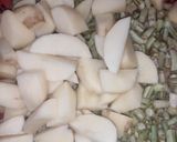 आलू बींस (Aloo Beans recipe in hindi) रेसिपी चरण 1 फोटो