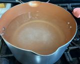 A picture of step 1 of Garlic Tomato Shrimp Pasta.