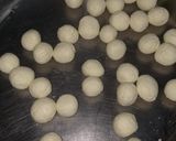 A picture of step 2 of Ras malai.