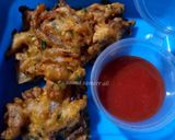A picture of step 5 of One bite naan pakora.