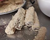 Foto del paso 1 de la receta: Bastones de tofu ahumado frito