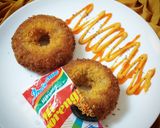 Foto langkah ke 4 dari resep Donat Mie (Indomie).
