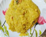 A picture of step 7 of Sooji Peda.