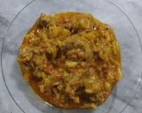 A picture of step 2 of Ghiya Gosht / Kaddu Gosht.
