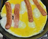 Foto del paso 2 de la receta: Omelette de salchichas 🌭