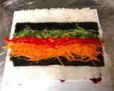 A picture of step 10 of Beetroot Roll Sushi.