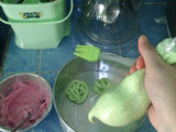 Putu Mayang Tepung Beras (Dibentuk Pake Plastik)