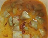 Foto langkah ke 6 dari resep (3.) Terong hijau kuah santan pedaas.