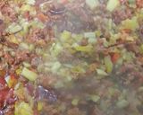 Foto del paso 4 de la receta: Revuelto de picadillo de chorizo con patata y pimiento